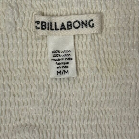 Billabong Ivory Cotton Crochet Bralette Top - Picture 5 of 6